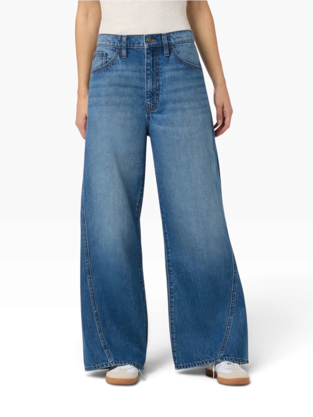 HUDSON Jolene Wide Leg Seamed Jean Nubra Size 30 NEW
